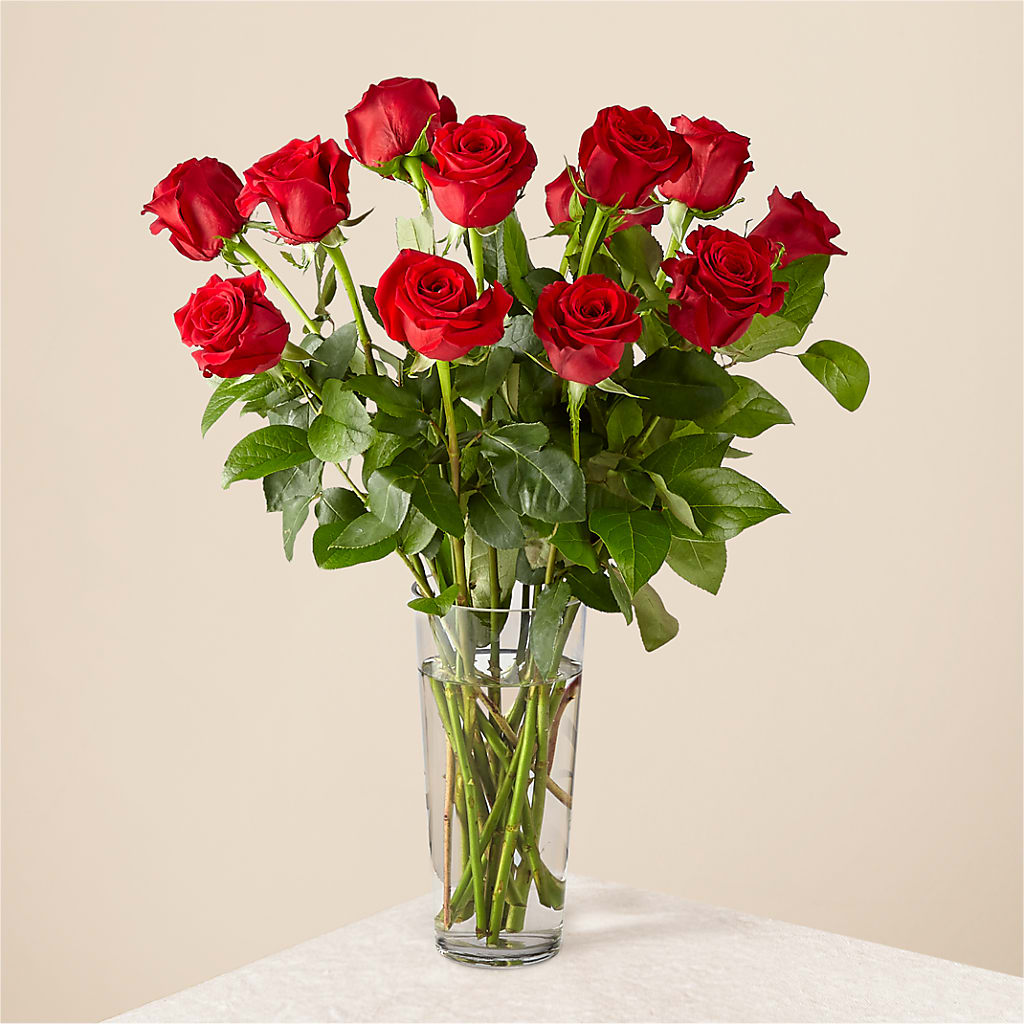 Long Stem Red Rose Bouquet – SOUTHERN BELLE'S FLORIST, Easley SC