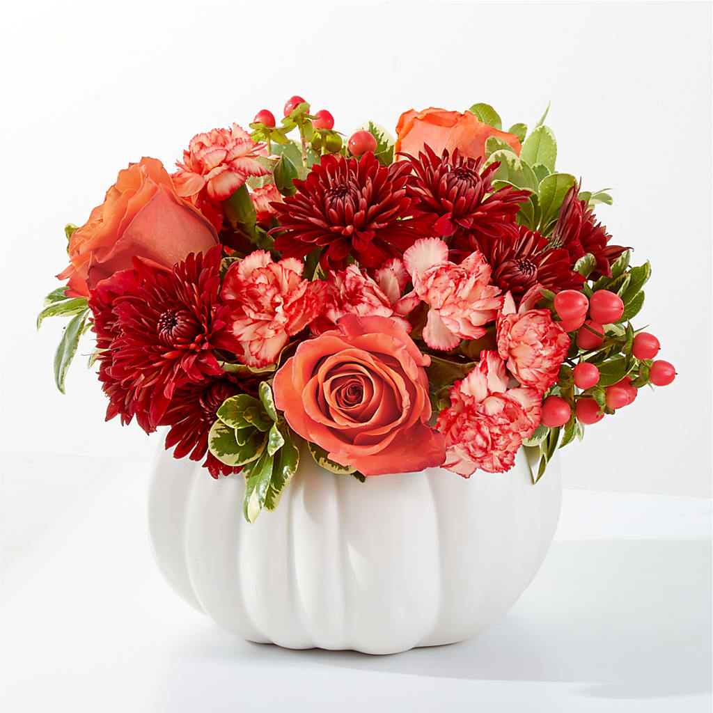 Autumn Air Pumpkin Bouquet – SOUTHERN BELLE'S FLORIST, Easley SC