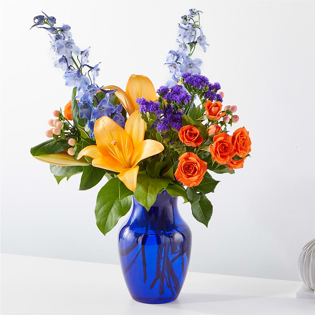 Radiant Citrus Bouquet – SOUTHERN BELLE'S FLORIST, Easley SC