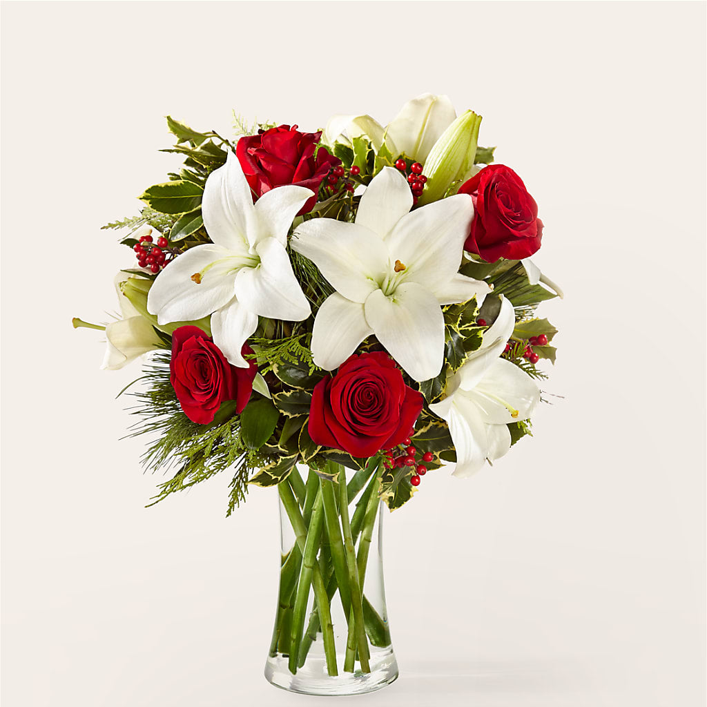 Sparkling Snowflakes Bouquet – SOUTHERN BELLE'S FLORIST, Easley SC