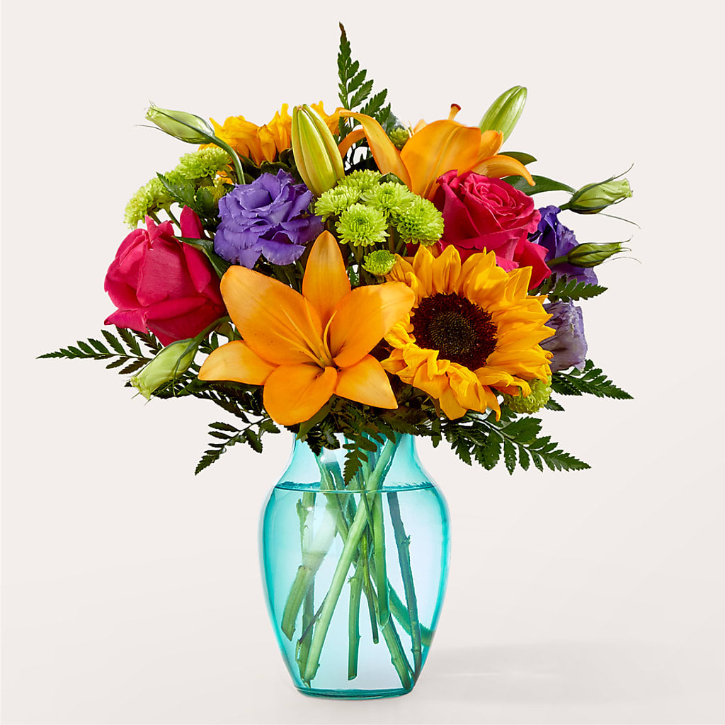Double Rainbow Bouquet – SOUTHERN BELLE'S FLORIST, Easley SC