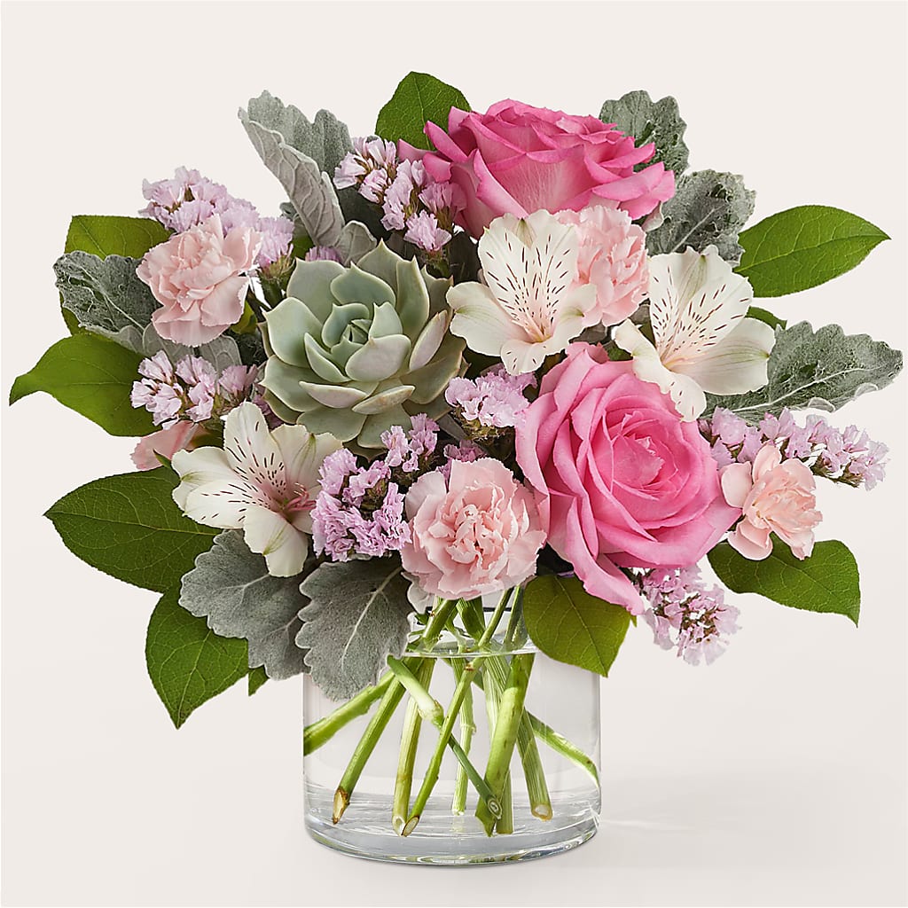 Dusty Rose Bouquet – SOUTHERN BELLE'S FLORIST, Easley SC