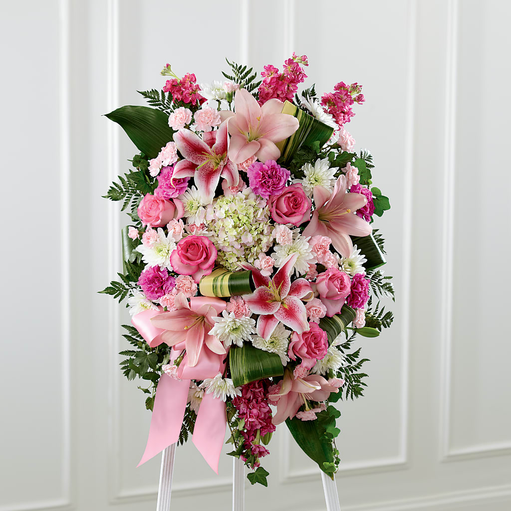 Comforting Standing Spray – SOUTHERN BELLE'S FLORIST, Easley SC
