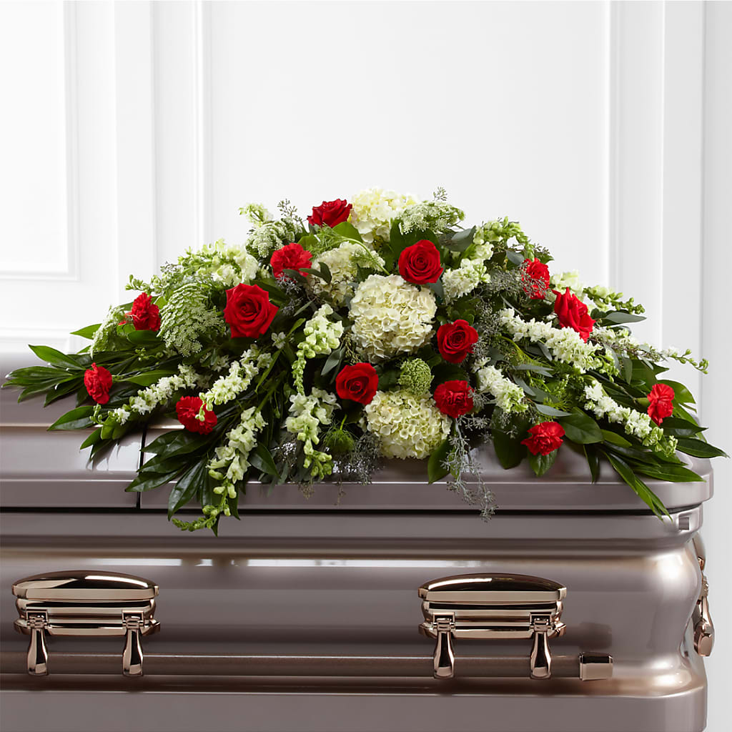 Sincerity Casket Spray – SOUTHERN BELLE'S FLORIST, Easley SC