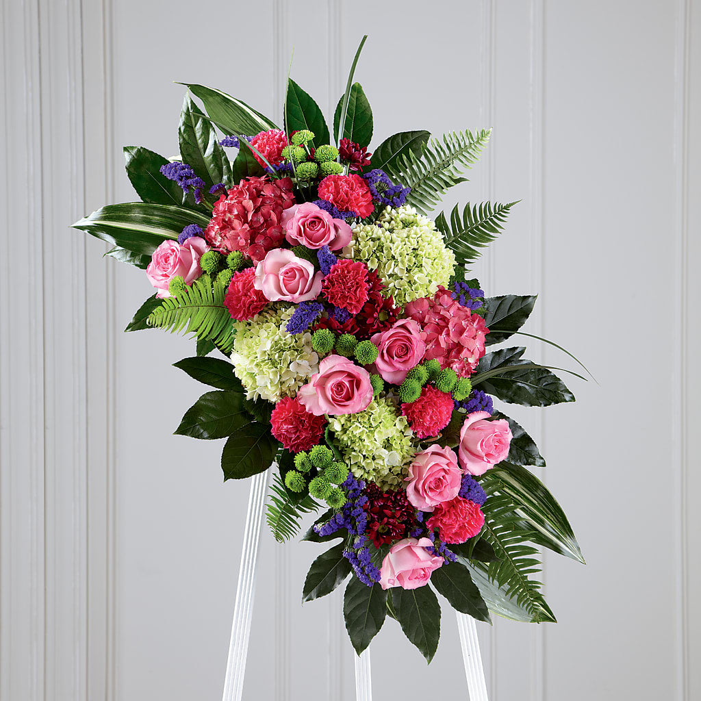 Refreshing Mix Standing Spray – SOUTHERN BELLE'S FLORIST, Easley SC