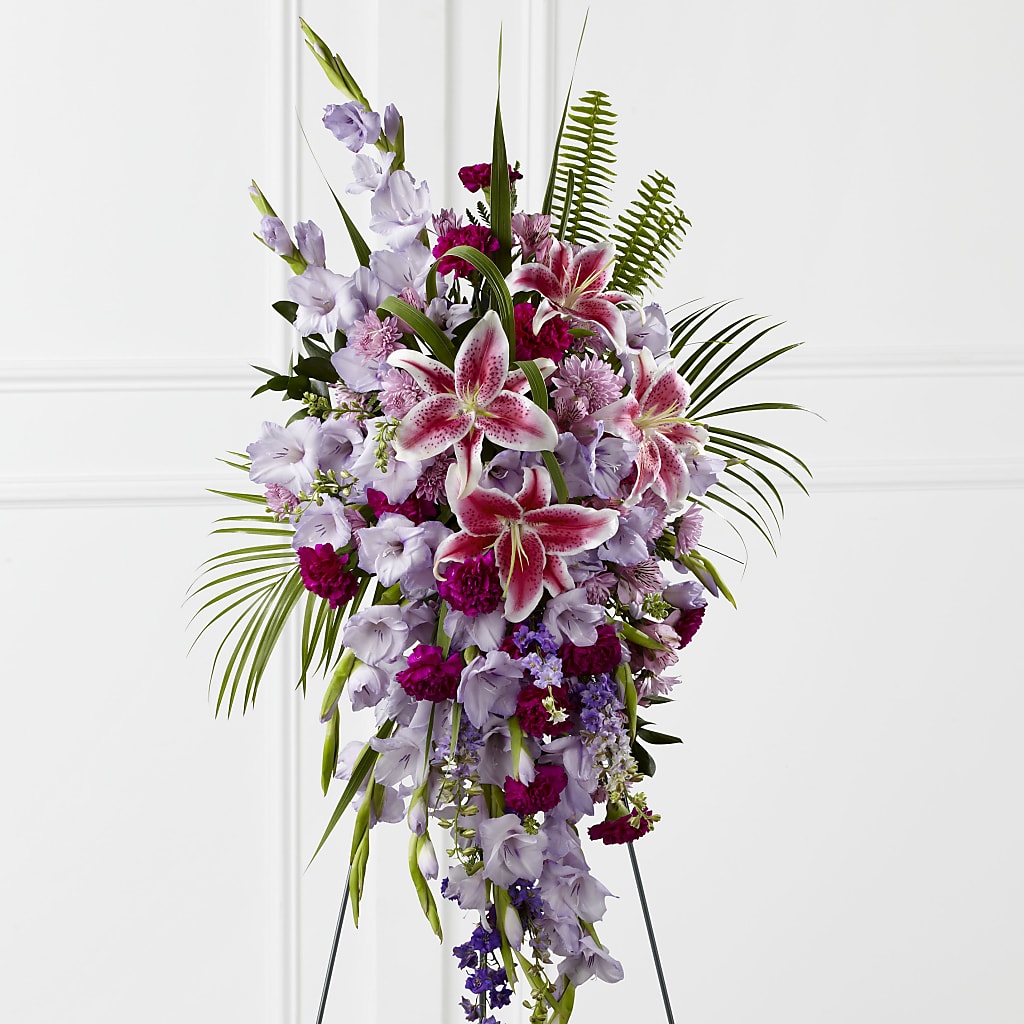 Tender Touch Standing Spray – SOUTHERN BELLE'S FLORIST, Easley SC