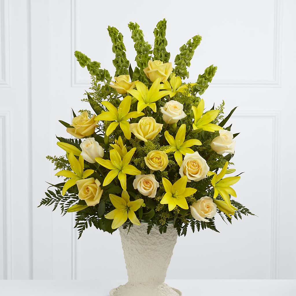 Golden Memories Arrangement – SOUTHERN BELLE'S FLORIST, Easley SC