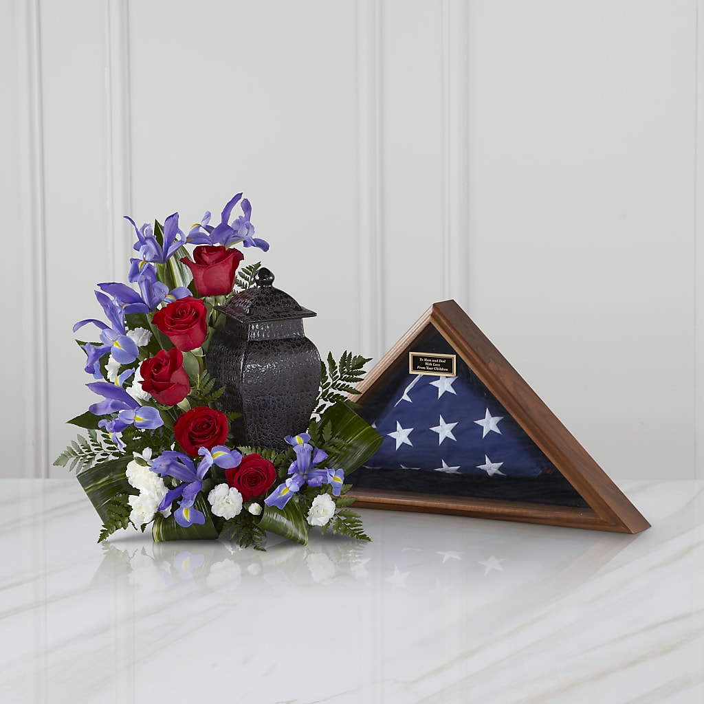 Patriotic Tribute Arrangement – SOUTHERN BELLE'S FLORIST, Easley SC