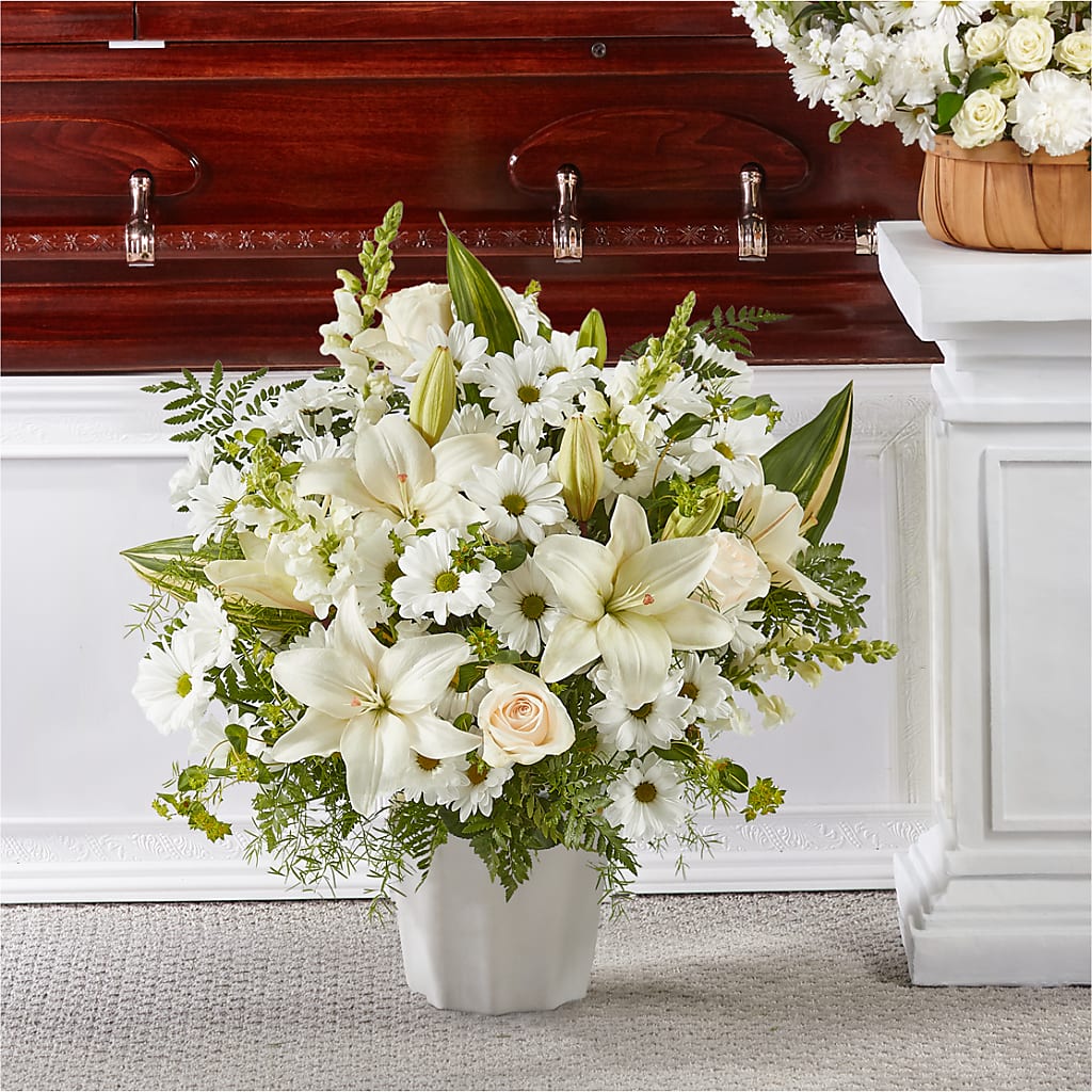 Thoughts of Tranquility Floor Basket – SOUTHERN BELLE'S FLORIST, Easley SC