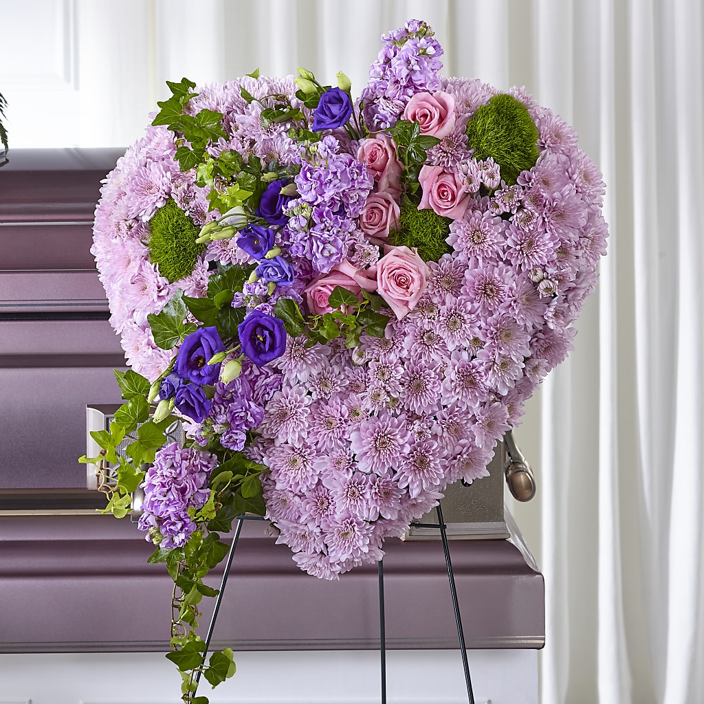 Treasured Love Standing Heart – SOUTHERN BELLE'S FLORIST, Easley SC
