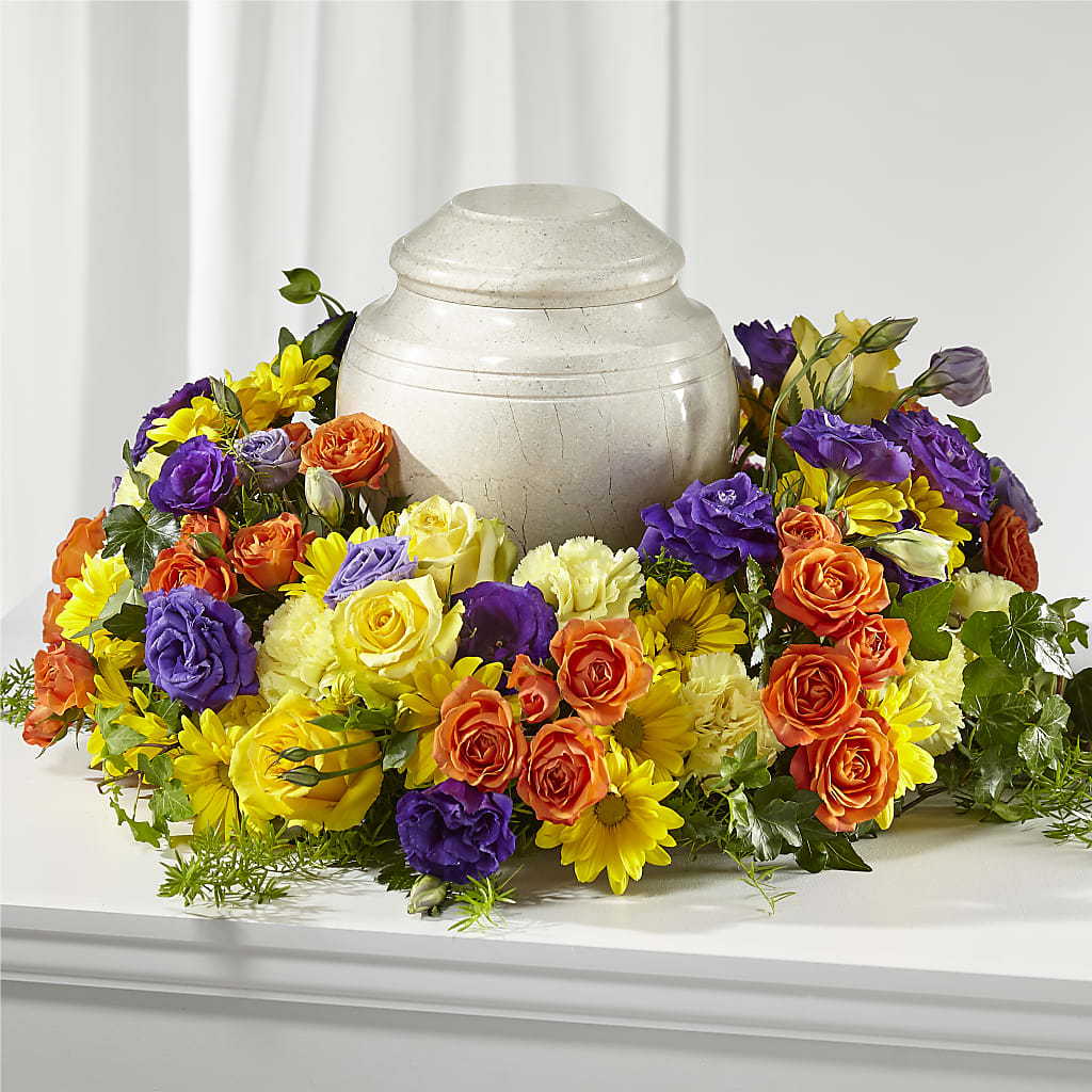 Blossoms of Remembrance Cremation Adornment – SOUTHERN BELLE'S FLORIST, Easley SC