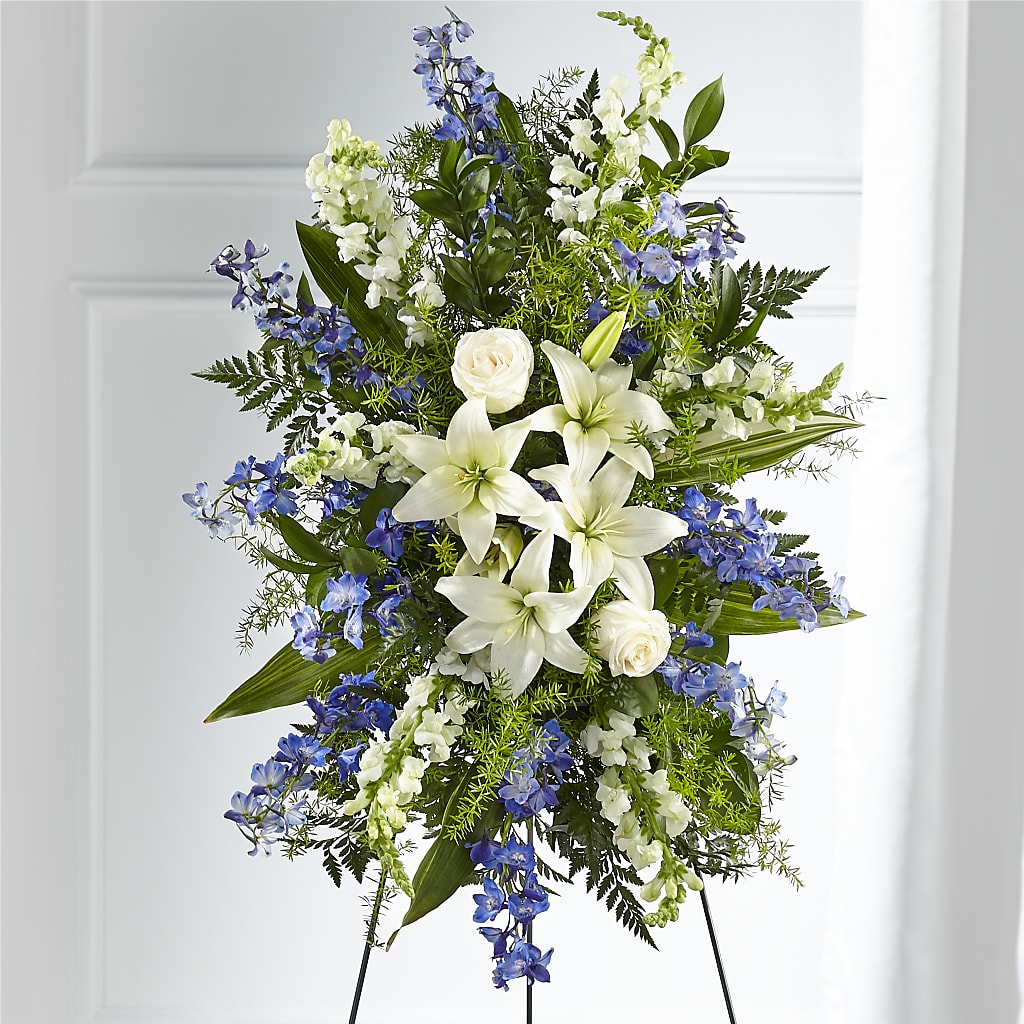 Faithful Friend Standing Spray – SOUTHERN BELLE'S FLORIST, Easley SC