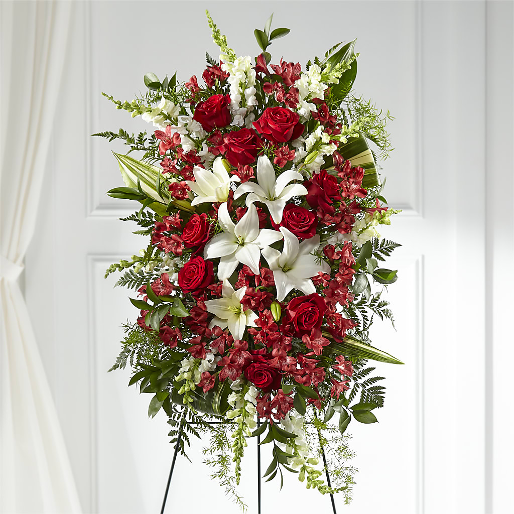 Everlasting Memory Standing Spray – SOUTHERN BELLE'S FLORIST, Easley SC