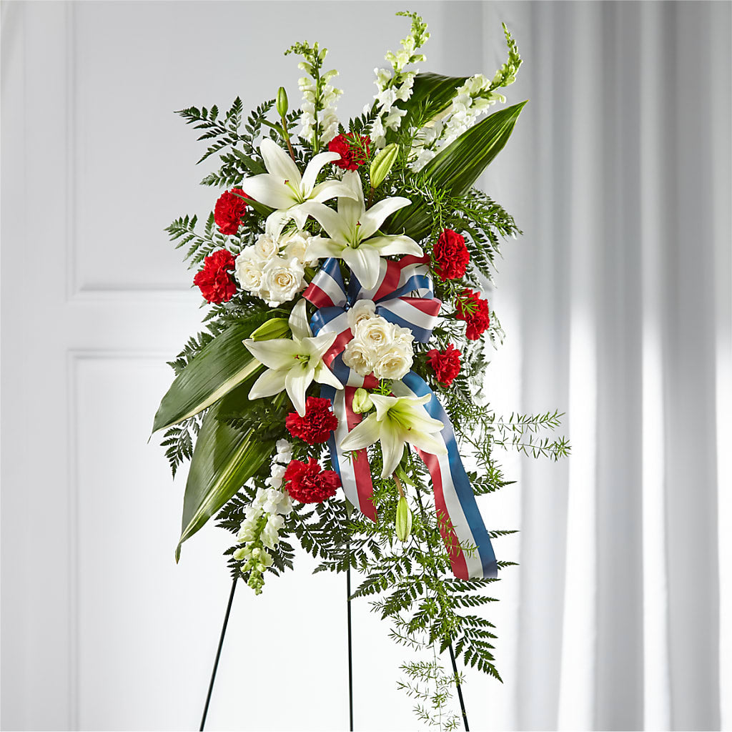 Stars of Life Standing Spray – SOUTHERN BELLE'S FLORIST, Easley SC