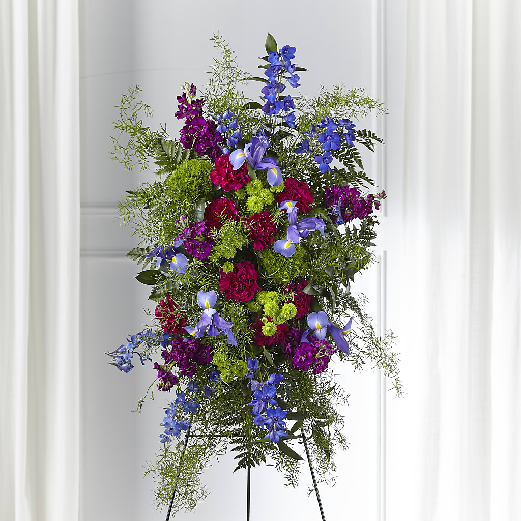 Heavenly Skies Standing Spray – SOUTHERN BELLE'S FLORIST, Easley SC