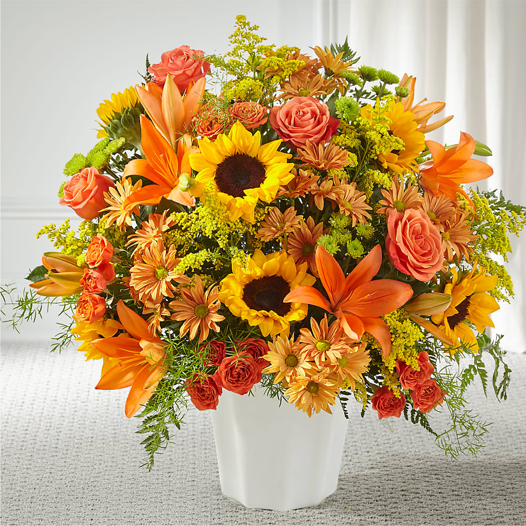 Harvest Thoughts Floor Basket – SOUTHERN BELLE'S FLORIST, Easley SC
