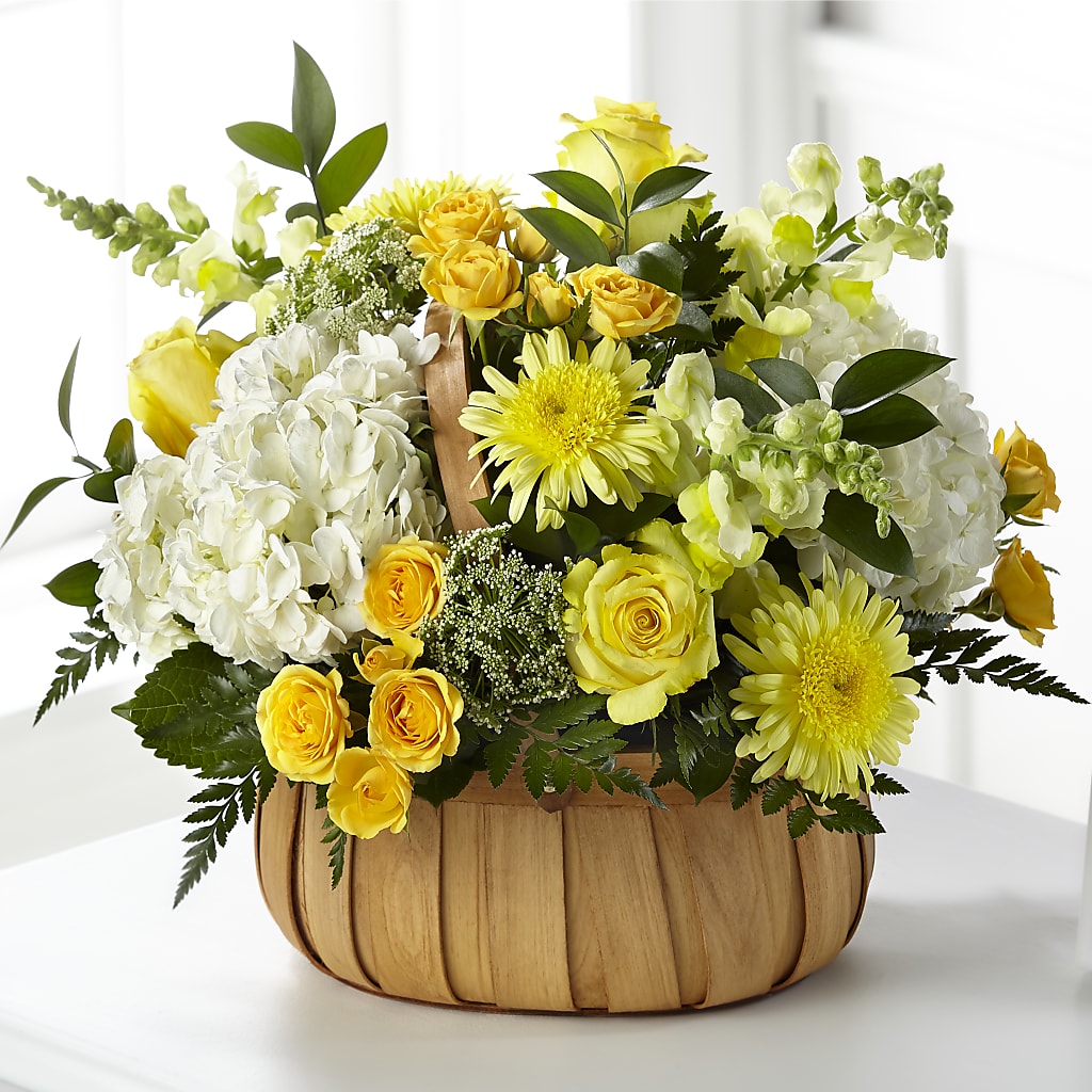 Rustic Remembrance Basket – SOUTHERN BELLE'S FLORIST, Easley SC