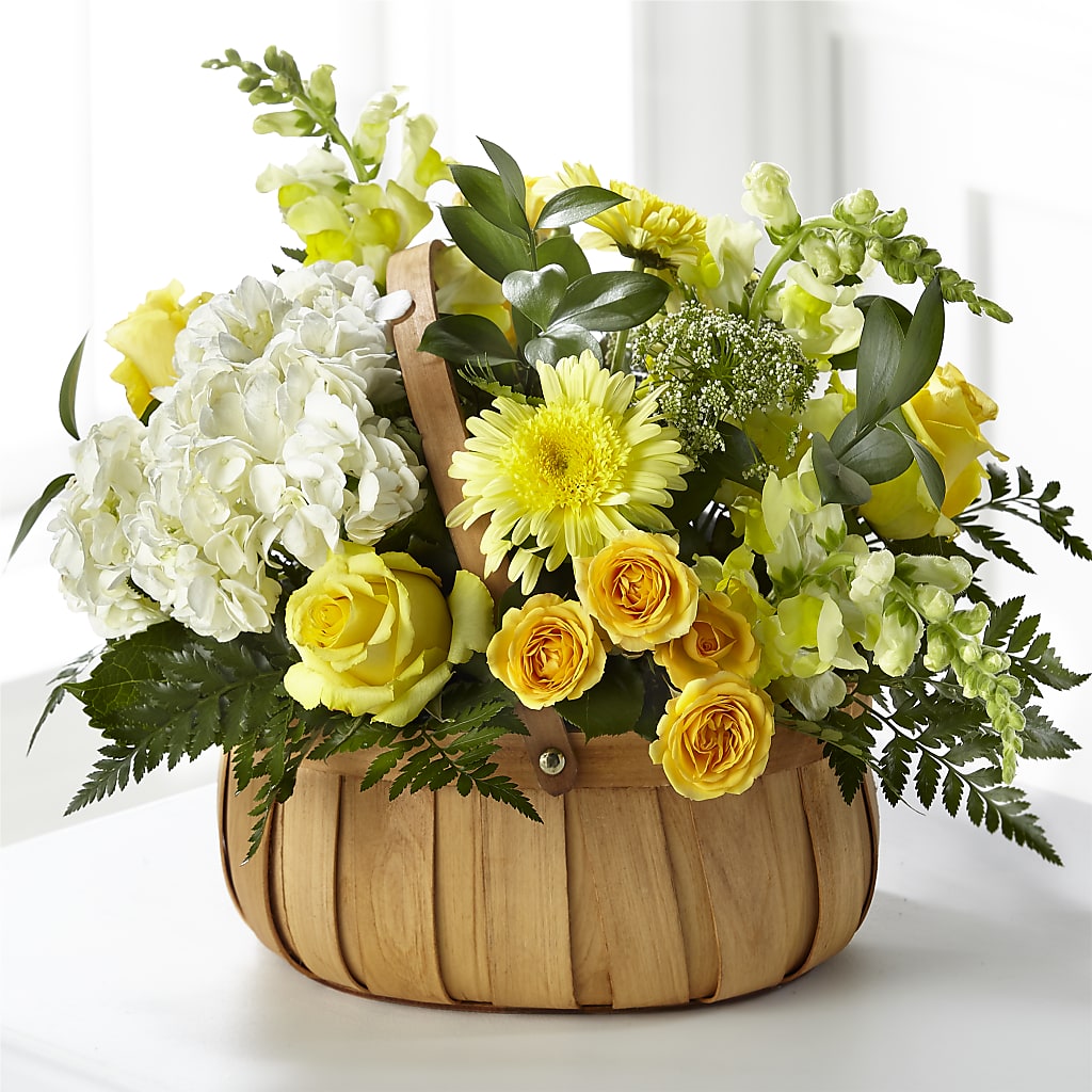 Rustic Remembrance Basket – SOUTHERN BELLE'S FLORIST, Easley SC