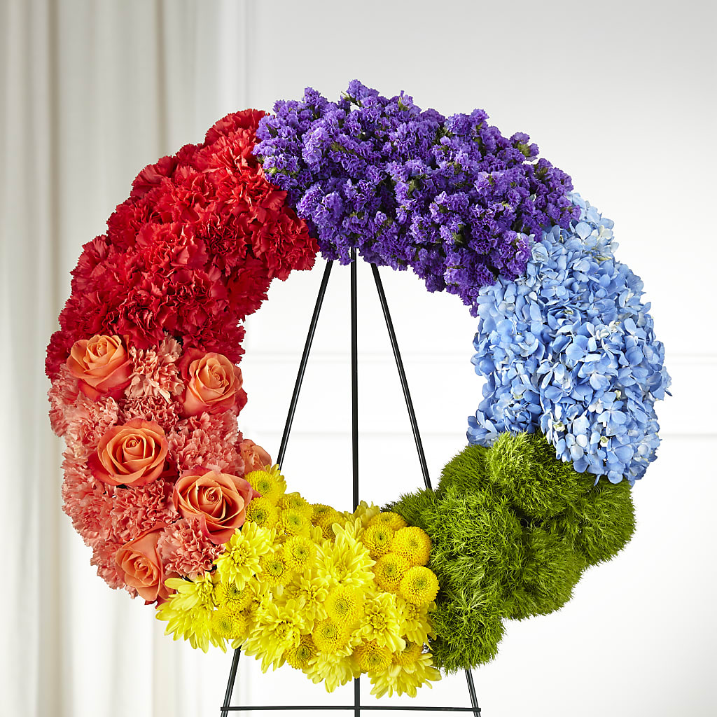 Circle of Love Wreath – SOUTHERN BELLE'S FLORIST, Easley SC