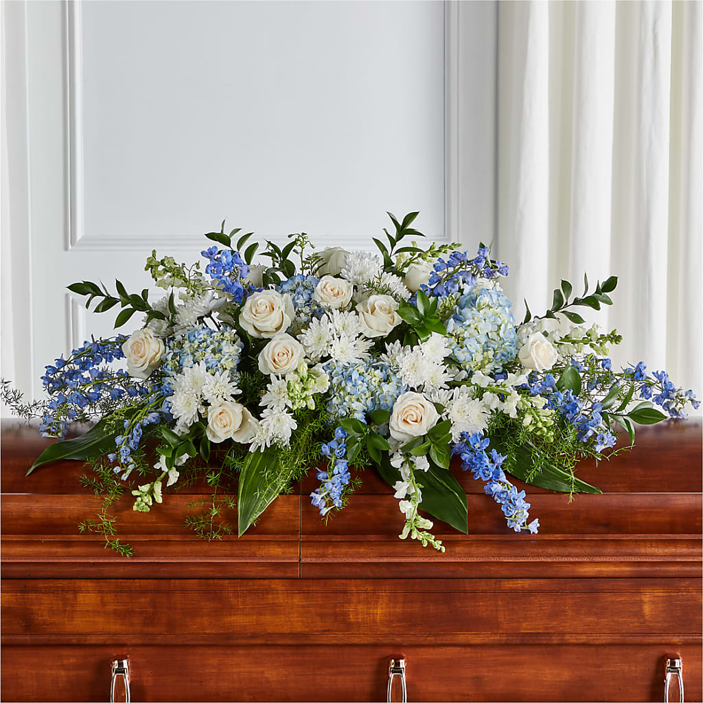 Timeless Essence Casket Spray – SOUTHERN BELLE'S FLORIST, Easley SC