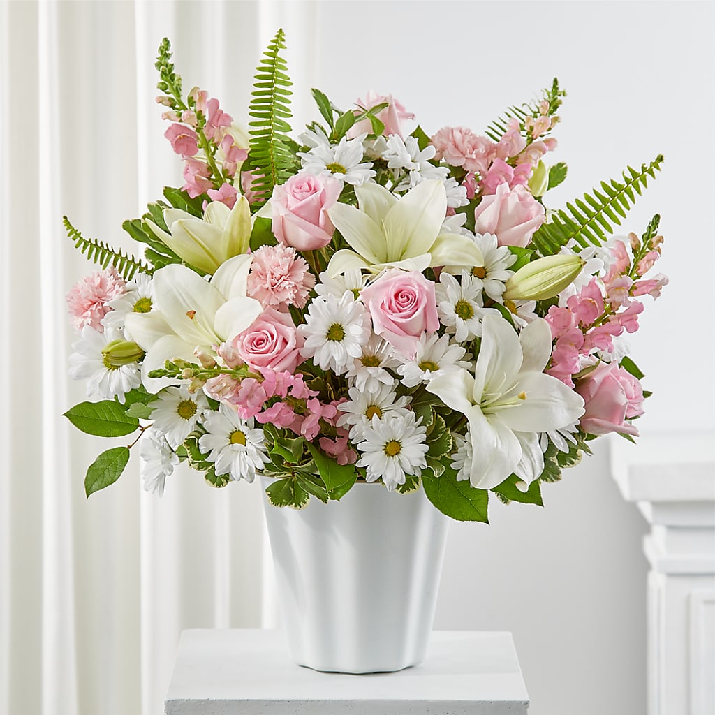 Soft Touch Tabletop Basket – SOUTHERN BELLE'S FLORIST, Easley SC