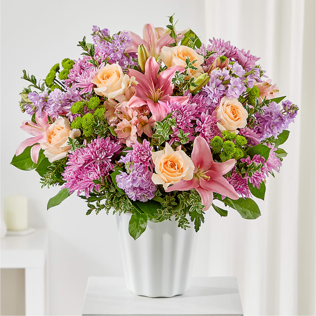 Supportive Embrace Tabletop Basket – SOUTHERN BELLE'S FLORIST, Easley SC