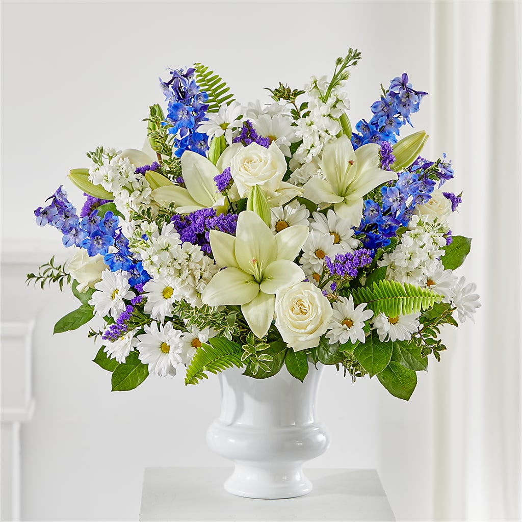 Expressions of Hope Urn Arrangement – SOUTHERN BELLE'S FLORIST, Easley SC