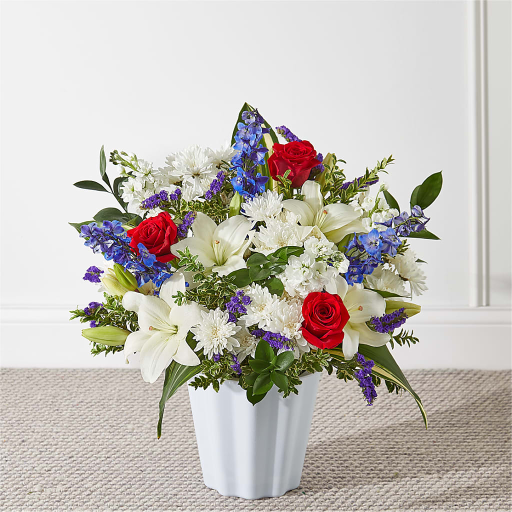 Consoled Floor Basket – SOUTHERN BELLE'S FLORIST, Easley SC