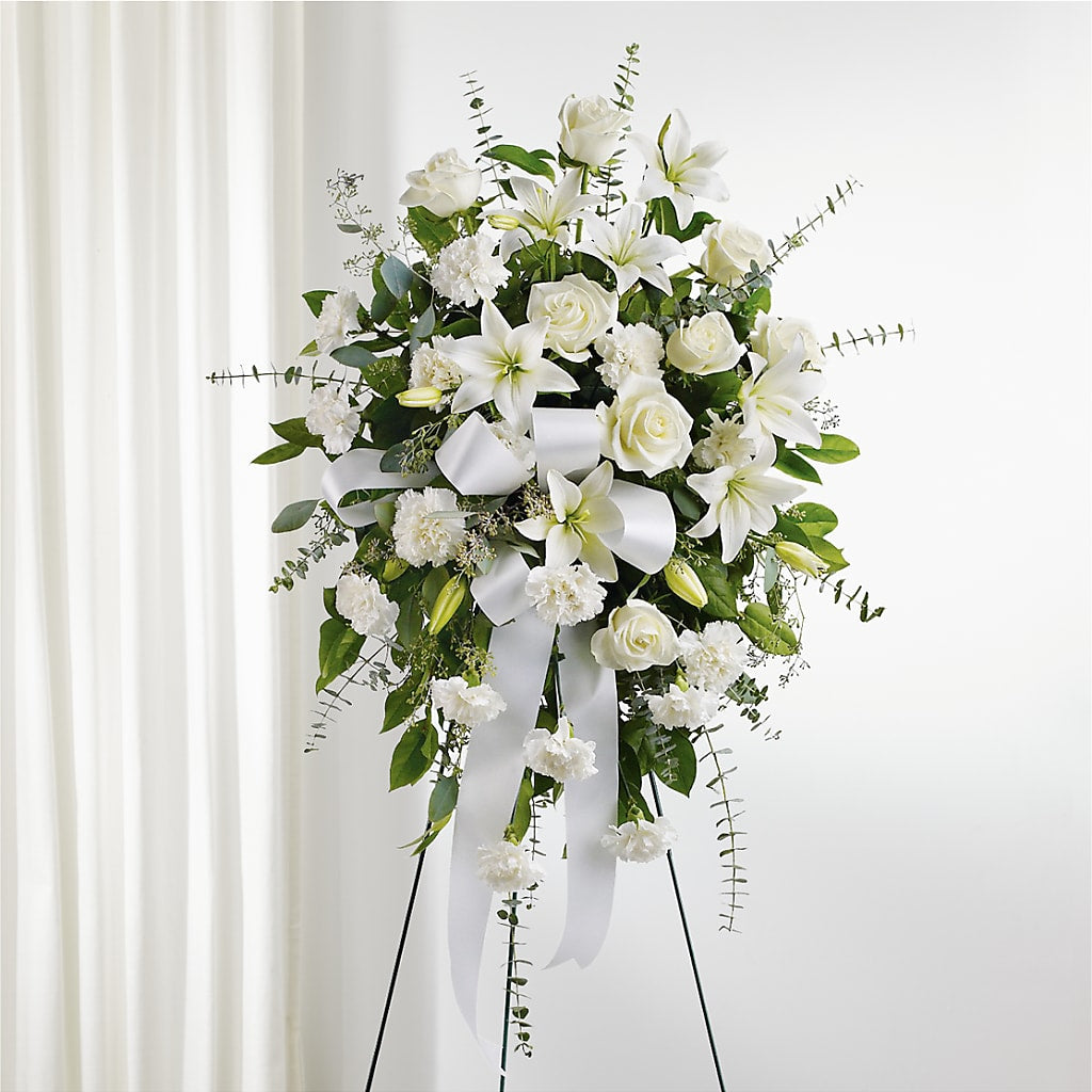 With Care Standing Spray – SOUTHERN BELLE'S FLORIST, Easley SC
