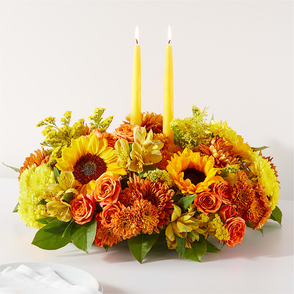 Autumn Harmony Centerpiece – SOUTHERN BELLE'S FLORIST, Easley SC