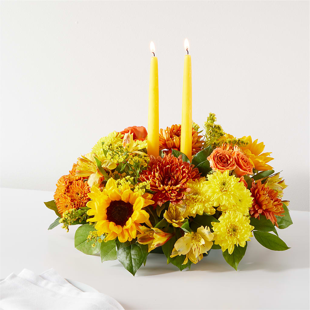 Autumn Harmony Centerpiece – SOUTHERN BELLE'S FLORIST, Easley SC