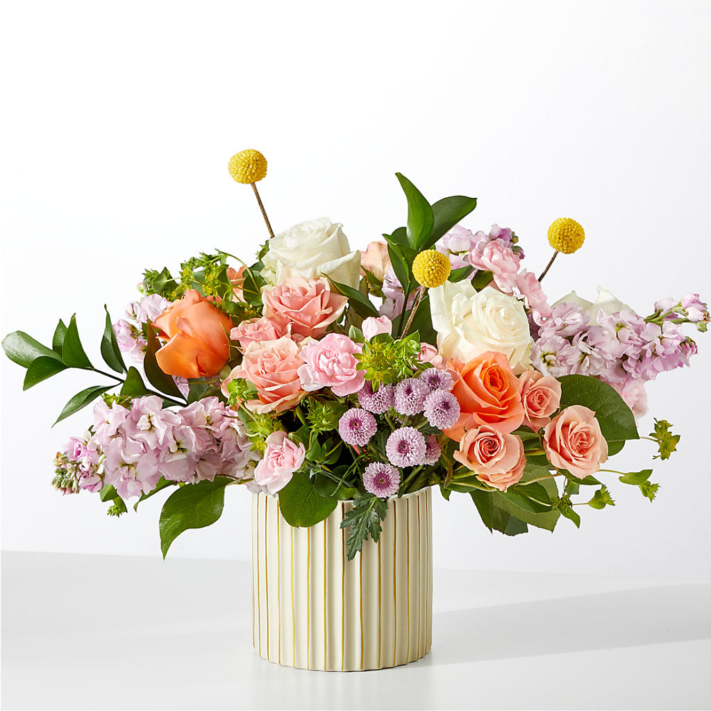 French Market Bouquet with Ivory Vase – SOUTHERN BELLE'S FLORIST, Easley SC
