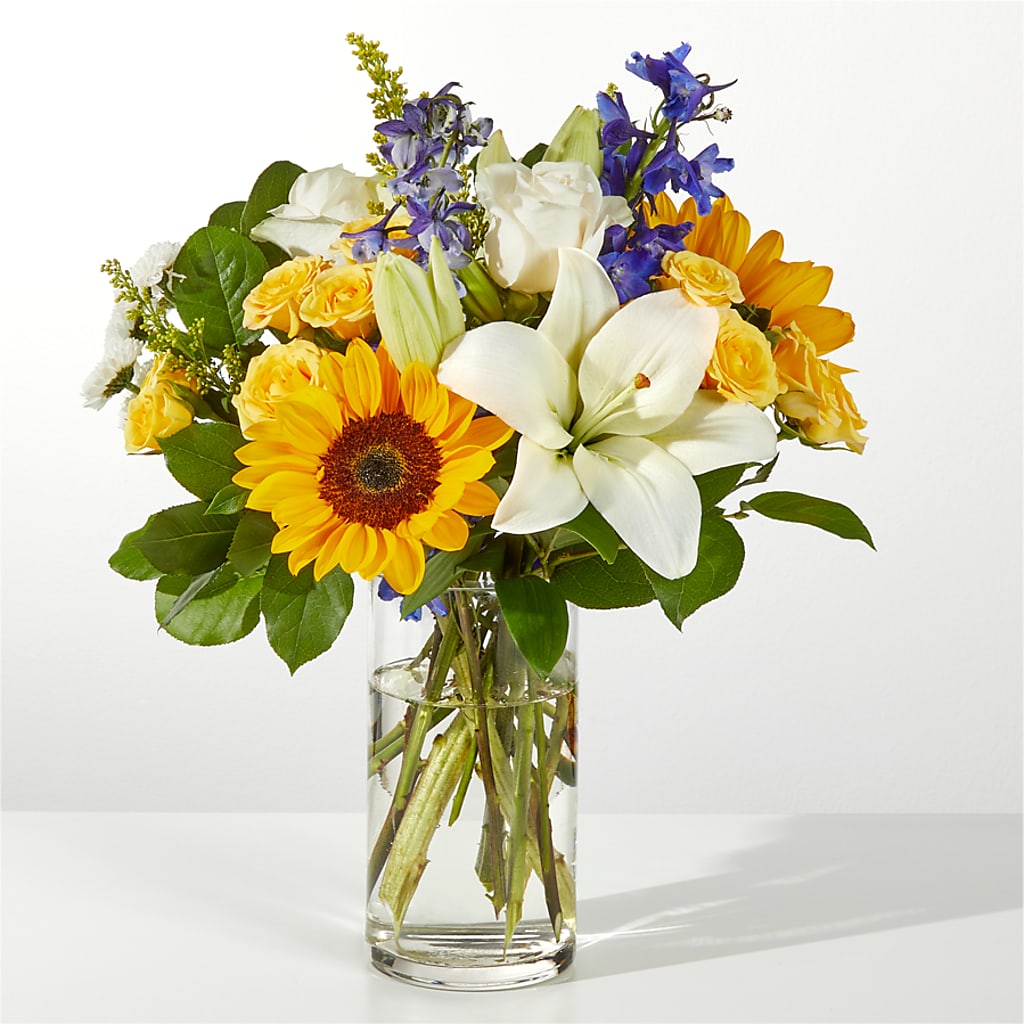 Wonderfully Sunny Bouquet – SOUTHERN BELLE'S FLORIST, Easley SC