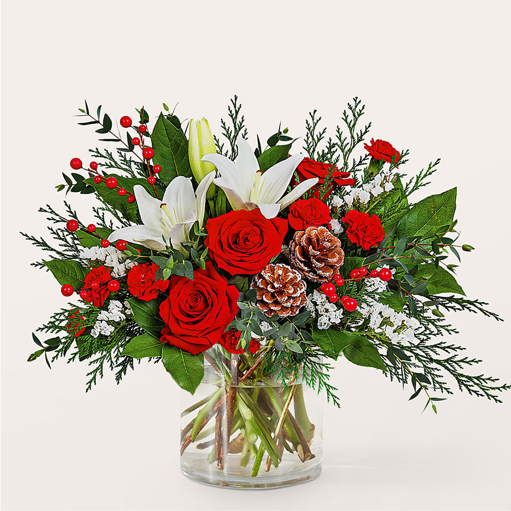 Best in Snow Bouquet – SOUTHERN BELLE'S FLORIST, Easley SC
