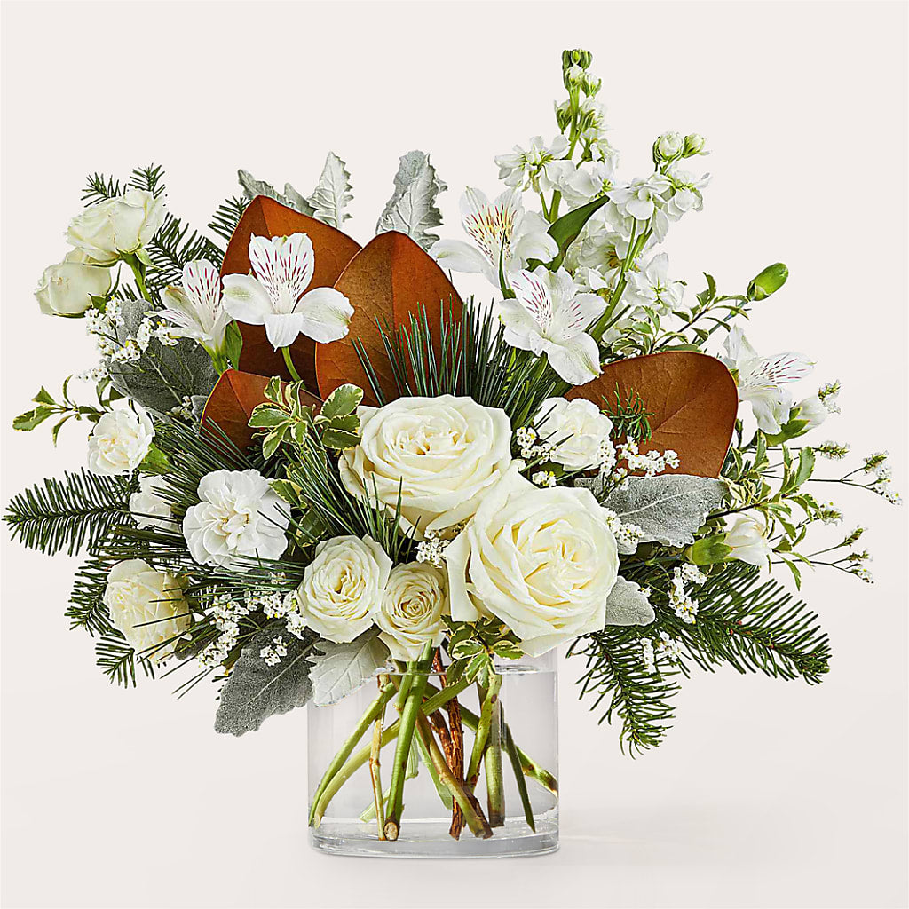 Fresh Snowfall Bouquet – SOUTHERN BELLE'S FLORIST, Easley SC