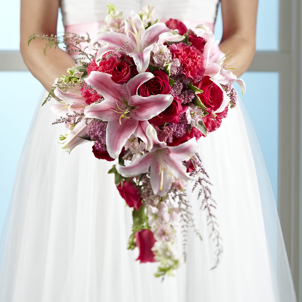 Lily & Rose Bouquet – SOUTHERN BELLE'S FLORIST, Easley SC