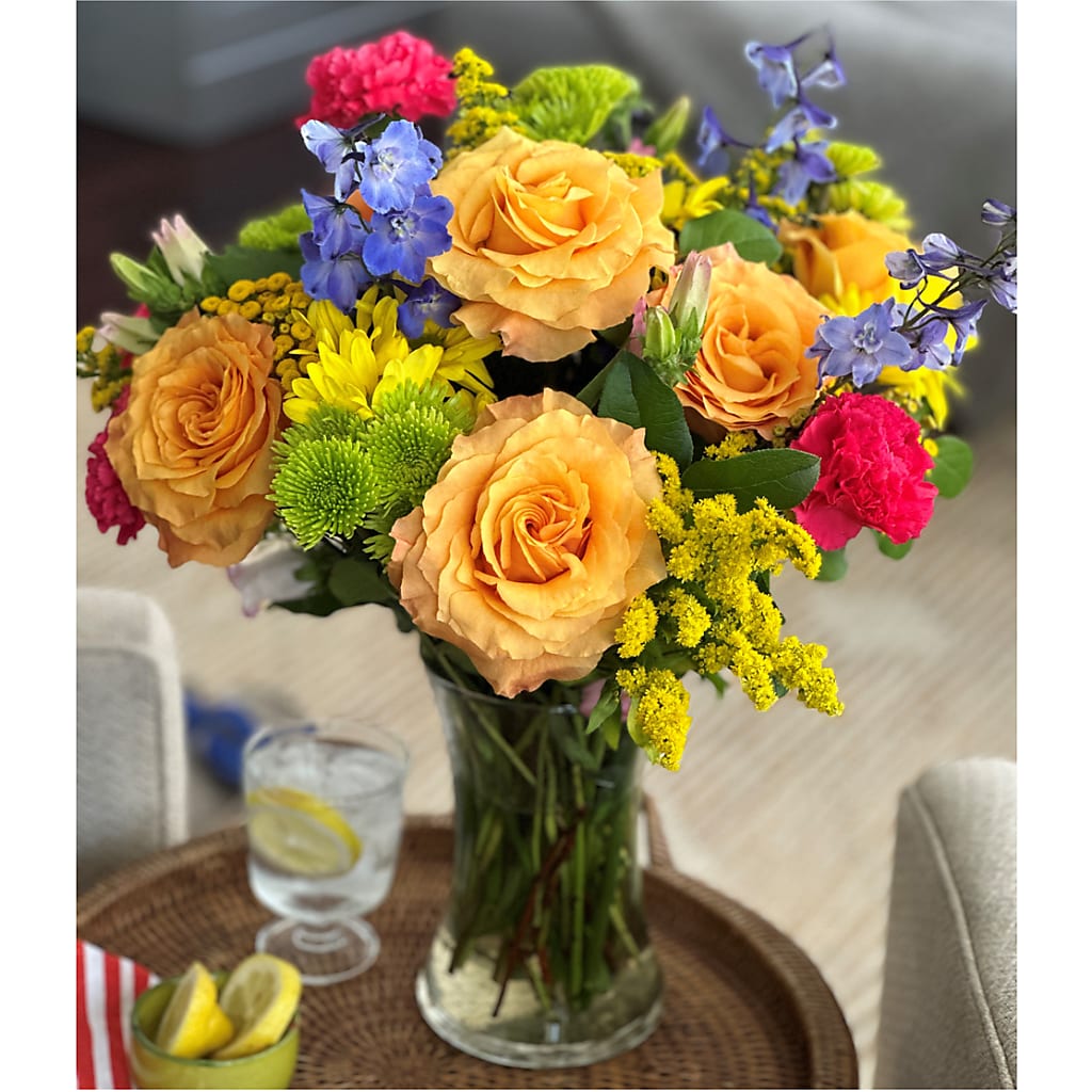 Bold & Bright – A Florist Original – SOUTHERN BELLE'S FLORIST, Easley SC