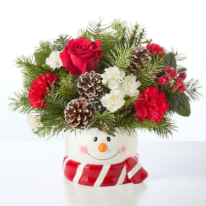 Jolly Snowman Bouquet – SOUTHERN BELLE'S FLORIST, Easley SC