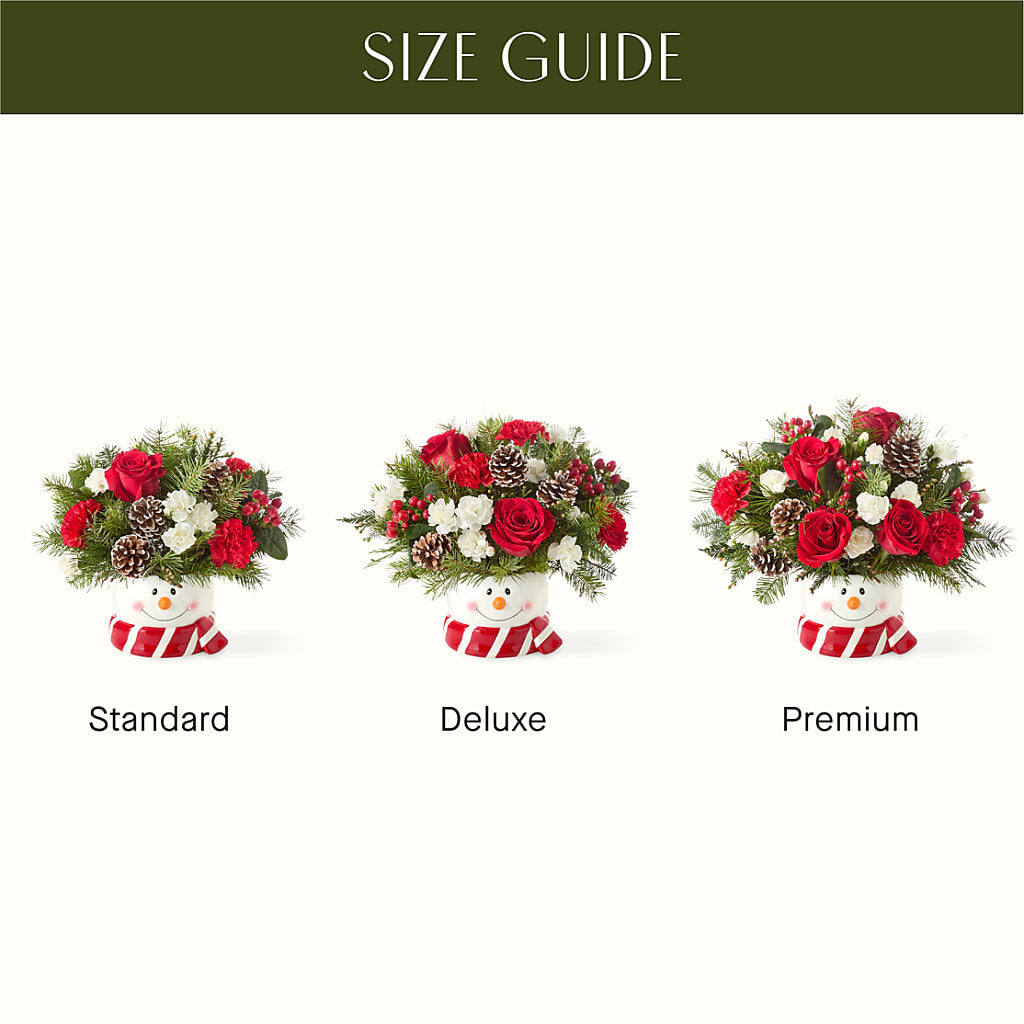 Jolly Snowman Bouquet – SOUTHERN BELLE'S FLORIST, Easley SC
