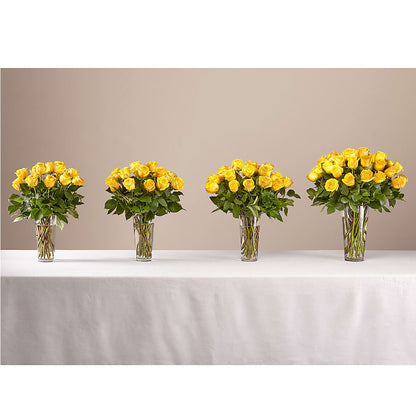 Long Stem Yellow Rose Bouquet – SOUTHERN BELLE'S FLORIST, Easley SC