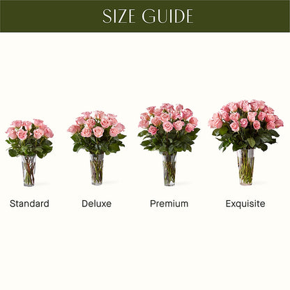 Long Stem Pink Rose Bouquet – SOUTHERN BELLE'S FLORIST, Easley SC