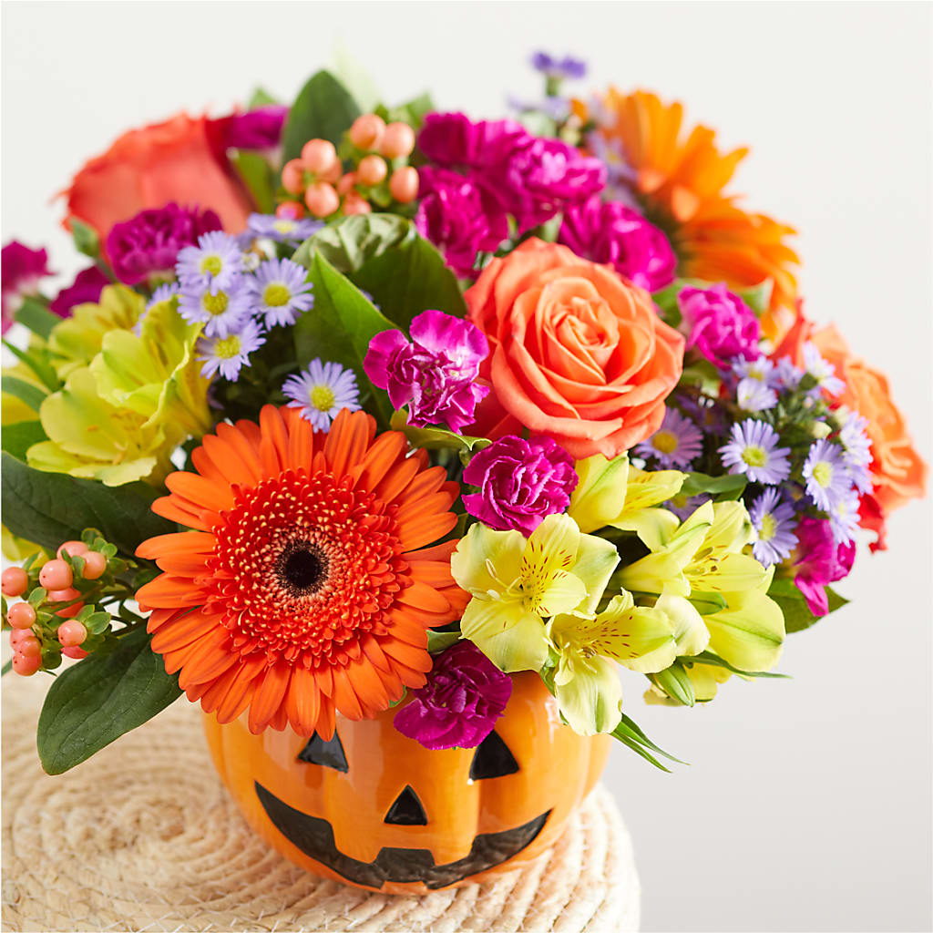 Tricks & Treats Pumpkin – SOUTHERN BELLE'S FLORIST, Easley SC
