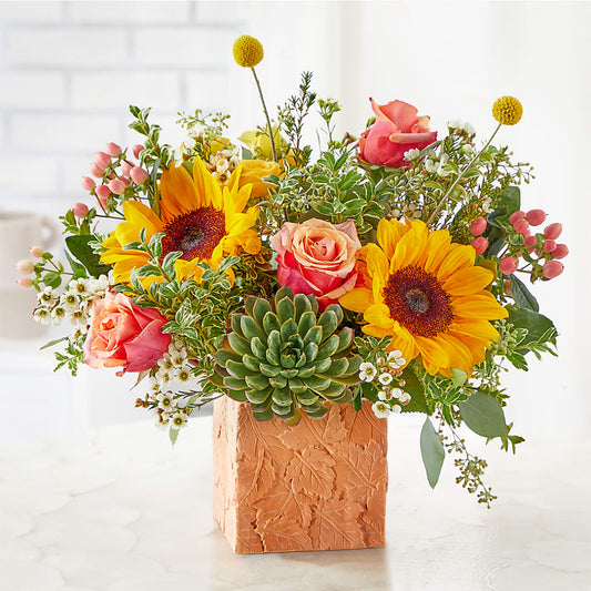 Sunflower Season Bouquet – SOUTHERN BELLE'S FLORIST, Easley SC