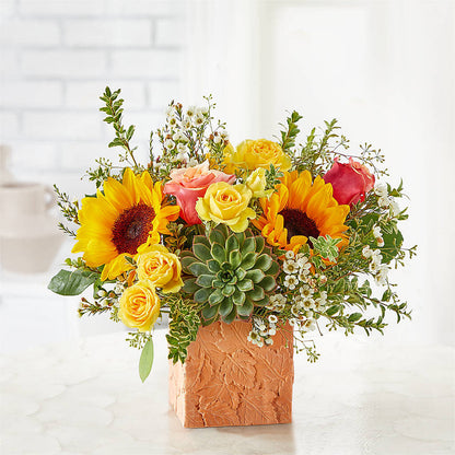 Sunflower Season Bouquet – SOUTHERN BELLE'S FLORIST, Easley SC