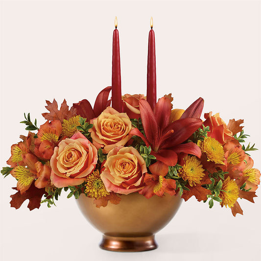 Harvest Table Centerpiece – SOUTHERN BELLE'S FLORIST, Easley SC