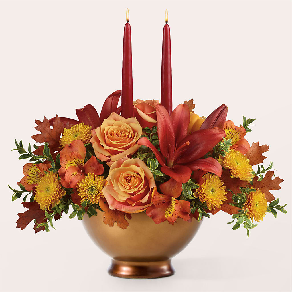 Harvest Table Centerpiece – SOUTHERN BELLE'S FLORIST, Easley SC