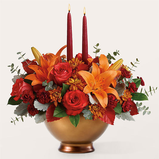 Fruits of Fall Centerpiece – SOUTHERN BELLE'S FLORIST, Easley SC