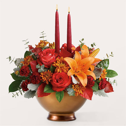 Fruits of Fall Centerpiece – SOUTHERN BELLE'S FLORIST, Easley SC