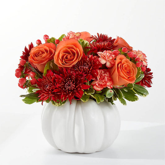 Autumn Air Pumpkin Bouquet – SOUTHERN BELLE'S FLORIST, Easley SC