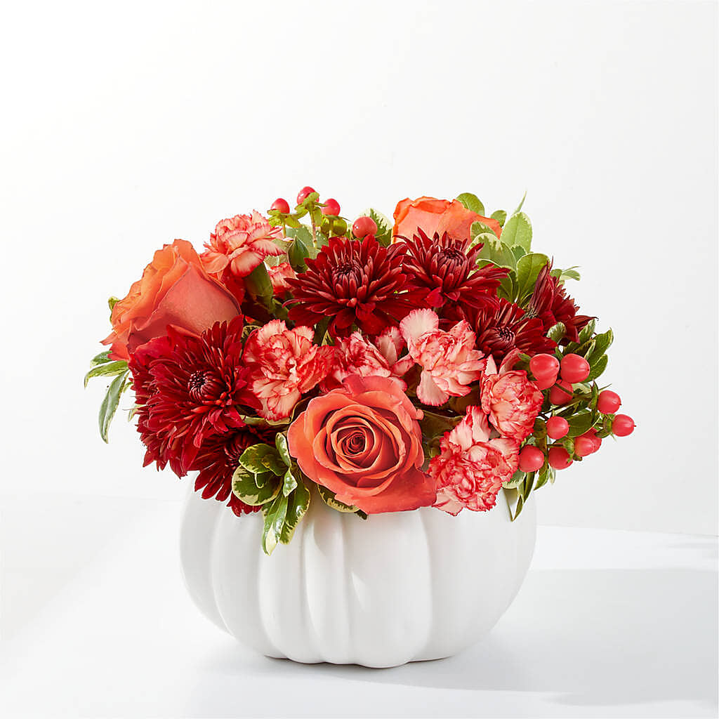 Autumn Air Pumpkin Bouquet – SOUTHERN BELLE'S FLORIST, Easley SC